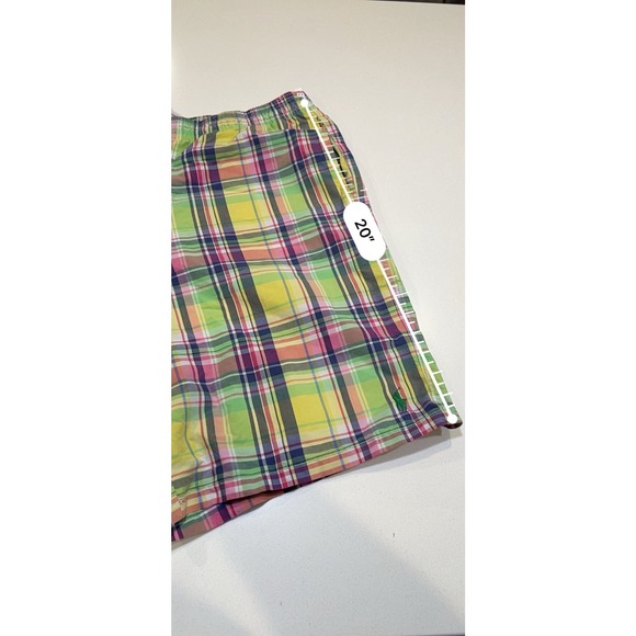Polo Ralph Lauren Plaid Swim Suit Shorts - Mens XL - Picture 8 of 9